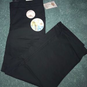 DICKIES WOMENS BLACK PANTS RELAXED FIT